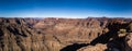 Panoramic view of Grand Canyon West Rim and Colorado River - Arizona, USA Royalty Free Stock Photo