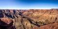 Panoramic view of Grand Canyon West Rim and Colorado River - Arizona, USA Royalty Free Stock Photo