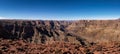 Panoramic view of Grand Canyon West Rim and Colorado River - Arizona, USA Royalty Free Stock Photo