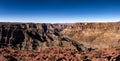 Panoramic view of Grand Canyon West Rim and Colorado River - Arizona, USA Royalty Free Stock Photo