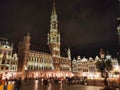 Grand place of Brussels Royalty Free Stock Photo