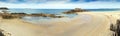 Panoramic View of Grande Plage du Sillon Beach in Saint Malo