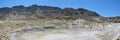 Panoramic view on great dormant volcano Stefanos on Nisyros island, Greece Royalty Free Stock Photo