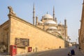 Panoramic view of the great Mosque of Muhammad Ali Pasha Alabaster Mosque, in the Citadel of Cairo, Egypt