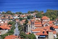 Panoramic view of Greece resort Stavros