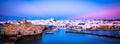 Panoramic view of greek island Paros Royalty Free Stock Photo