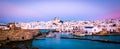 Panoramic view of greek island Paros Royalty Free Stock Photo