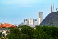 Panoramic view of Guayaquil city and Cerro del Carmen Royalty Free Stock Photo