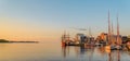 Panoramic view of Halifax in the Early Morning Royalty Free Stock Photo