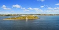 Panoramic view of Halifax Harbor Royalty Free Stock Photo