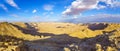 Panoramic view of HaMakhtesh HaKatan small crater