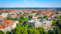 Panoramic view of Hanover in Germany