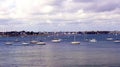 The harbor of Lorient with the old German submarine base