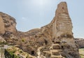Panoramic view of Hasankeyf ancient cave houses
