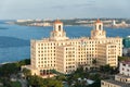 Panoramic view of Havana with a view of the Vedado neighborhood Royalty Free Stock Photo