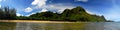 Panoramic view in Hawaii Royalty Free Stock Photo