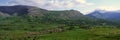 Panoramic view of Healy Pass, Cork, Ireland Royalty Free Stock Photo