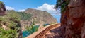 Panoramic view from the heights of Cap Carbon in BÃÂ©jaÃÂ¯a Royalty Free Stock Photo