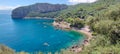 Panoramic view from the heights of Cap Carbon in BÃÂ©jaÃÂ¯a Royalty Free Stock Photo