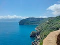 Panoramic view from the heights of Cap Carbon in BÃÂ©jaÃÂ¯a Royalty Free Stock Photo