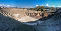 Panoramic view of Herculaneum ancient roman ruins Royalty Free Stock Photo