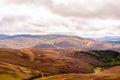 Panoramic view of the highlands Royalty Free Stock Photo