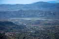 Panoramic view on hiking trail to Maroma peak