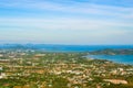 Panoramic view from the hill Big Buddha in Phuket Thailand Royalty Free Stock Photo
