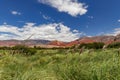 Panoramic view of the hills in in Uquia, province of Jujuy, Argentina