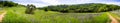 Panoramic view of hills and valleys of the newly opened Rancho San Vicente Open Space Preserve, part of Calero County Park, Santa Royalty Free Stock Photo