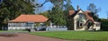 Panoramic View of Historic Buildings on One Tree Hill, Auckland Royalty Free Stock Photo