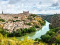 Panoramic view of the historic city of Toledo Royalty Free Stock Photo