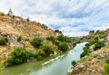 Panoramic view of the historic city of Toledo Royalty Free Stock Photo