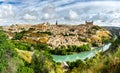 Panoramic view of the historic city of Toledo Royalty Free Stock Photo