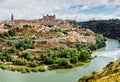 Panoramic view of the historic city of Toledo Royalty Free Stock Photo