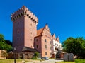 Panoramic view of historic Duke Przemysl Royal Castle in Old Town city center of Poznan, Poland Royalty Free Stock Photo