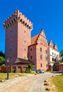 Panoramic view of historic Duke Przemysl Royal Castle in Old Town city center of Poznan, Poland Royalty Free Stock Photo