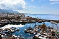 Kyrenia harbor in the north part of Cyprus