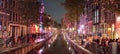 The beautiful city of Amsterdam at night