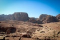 Panoramic view of historical city of Petra, Jordan