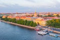 Panoramic view of the historical center of St. Petersburg, the Admiralty