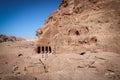 Panoramic view of historical city of Petra, Jordan