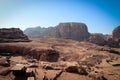 Panoramic view of historical city of Petra, Jordan