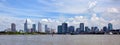 Panoramic View of Ho Chi Minh City from Saigon River