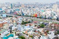 Panoramic view of Ho Chi Minh city, Vietnam.