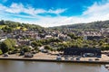 Panoramic view of Honfleur Harbour Royalty Free Stock Photo