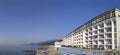 Panoramic view of hotel at Black Sea Royalty Free Stock Photo