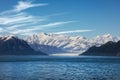 Panoramic view on the Hubbard Glacier, Alaska Royalty Free Stock Photo