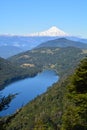 Panoramic View Huerquehue National Park in Chile Royalty Free Stock Photo