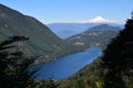 Panoramic View Huerquehue National Park in Chile Royalty Free Stock Photo
